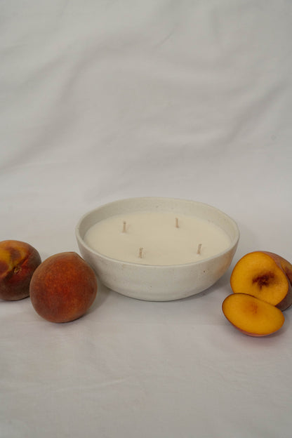 Opal Breakfast Bowl | White Peach Candle