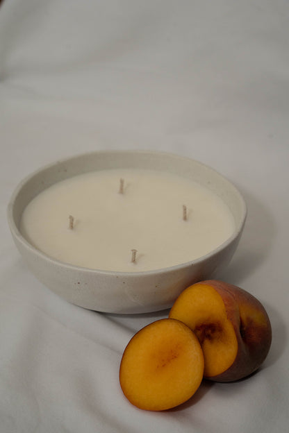 Opal Breakfast Bowl | White Peach Candle