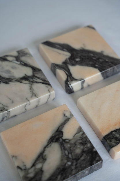 Soleil Blush Coasters | Set of Four