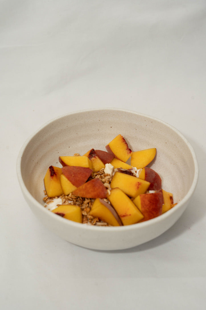 Opal Breakfast Bowl | White Peach Candle