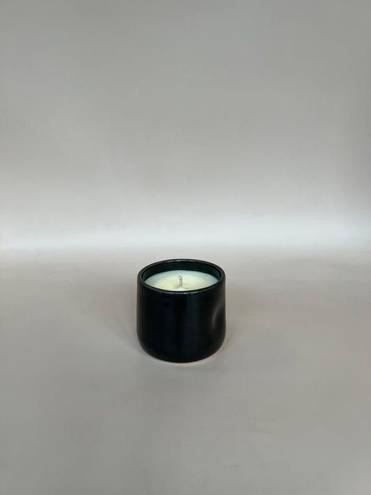 Ink Dimple Espresso Cup | Chai + Orange Candle