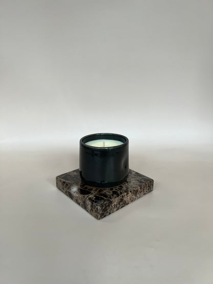 Ink Dimple Espresso Cup | Chai + Orange Candle