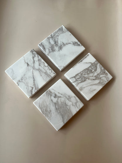 Flat White Set of Four Coasters