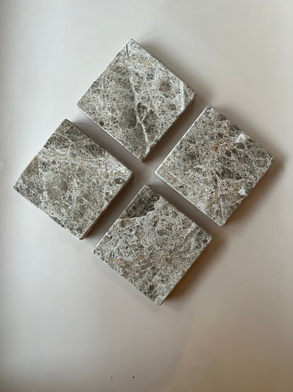 Cappuccino Set of Four Coasters