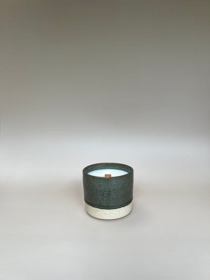 JNClay X FREESP_CED Dark Pine Coffee Cup Candle | Fresh Pine