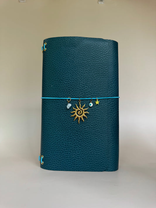 TURQUOISE SUNSET A5 TRIFOLD