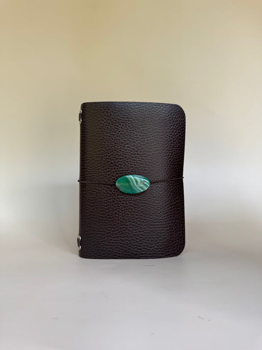 CHOCOLATE EMERALD A6 BIFOLD