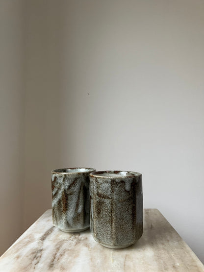 Sage Cappuccino Cup | Mint + Tobacco Candle